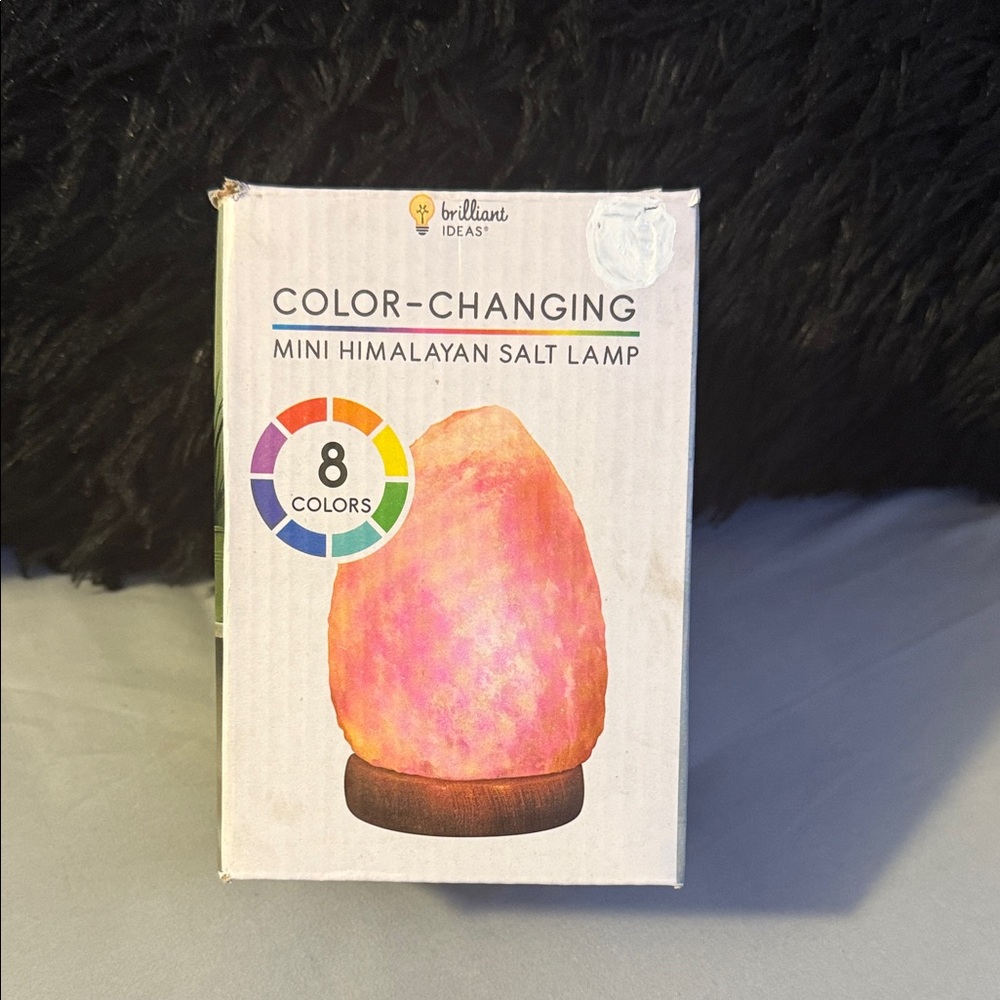 Color-Changing Mini Himalayan Salt Lamp